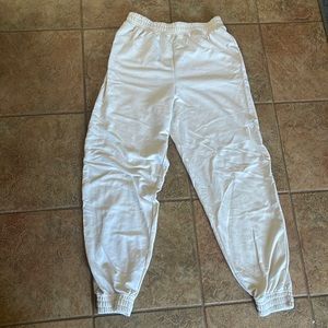 Cream colored joggers